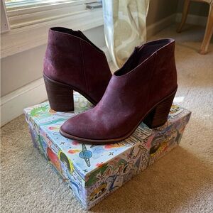 Burgundy Jeffery Campbell booties